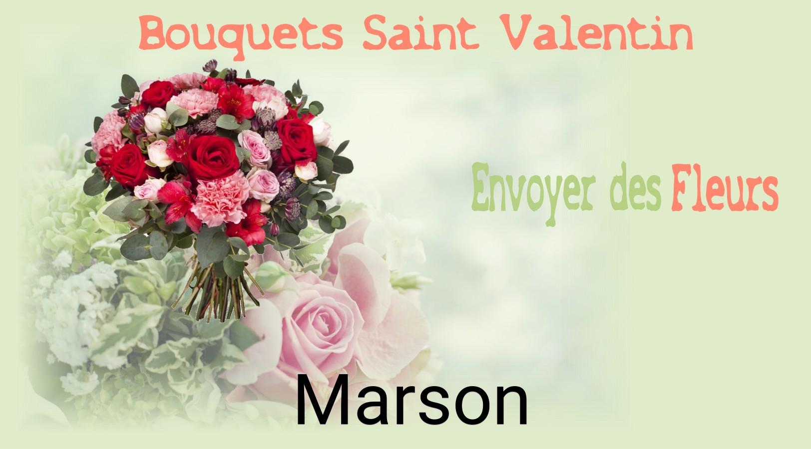 Roses de Saint-Valentin livrées à Marson